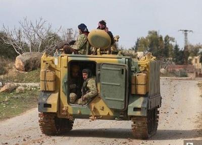آغاز تجاوز نظامی ترکیه و تروریست های وابسته به آنکارا، در شرق ادلب