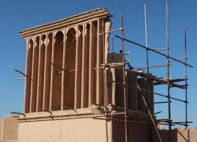 بهسازی و احیای بادگیر خانه قاجاری نعمت اللهی در یزد
