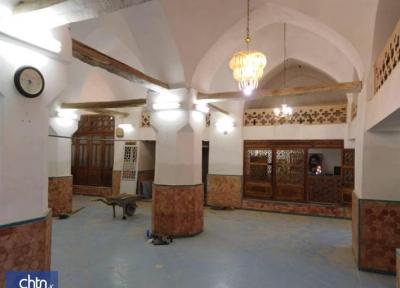 بازسازی و موریانه زدایی مسجد علی در روستای قهرود کاشان
