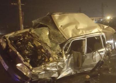 خبرنگاران تصادف جاده ای در کمربندی باغملک یک کشته برجای گذاشت