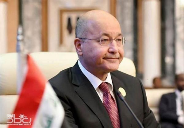 تاکید برهم صالح و دبیرکل اتحادیه عرب بر حفظ ثبات عراق، قدردانی الکاظمی از نیروهای امنیتی و حشد