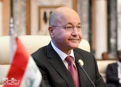 تاکید برهم صالح و دبیرکل اتحادیه عرب بر حفظ ثبات عراق، قدردانی الکاظمی از نیروهای امنیتی و حشد