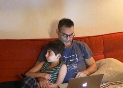 پیمان معادی عکس پسرش را منتشر کرد