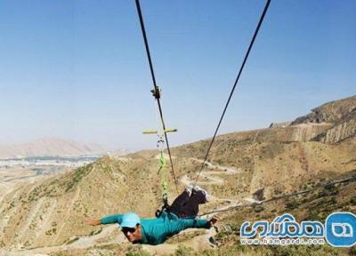 زیپ لاین دراک یکی از جاذبه های تفریحی شیراز به شمار می رود